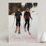 "Adorn" - Holiday Cards in Berry by MC Designs - Front
