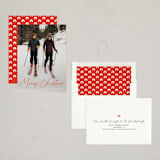 "Adorn" - Holiday Cards in Berry by MC Designs - Assembled