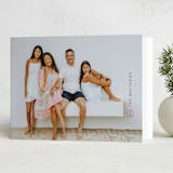 "Simply Peace" - Holiday Cards in Cranberry by Karen Glenn - Folded Card