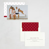 "Simply Peace" - Holiday Cards in Cranberry by Karen Glenn - Assembled