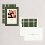 "Modern Classic Holiday" - Holiday Cards in Olive by Nazia Hyder - Assembled