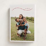 "Simple Twist" - Holiday Cards in Poinsettia by Erica Krystek - Folded Card