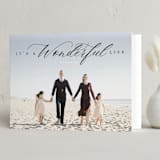 "It's A Wonderful Life" - Holiday Cards in Coal by Heather Cairl - Folded Card