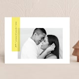 "Colorblock Sidebar" - Holiday Cards in Bumblebee by Ana Sharpe - Front
