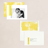 "Colorblock Sidebar" - Holiday Cards in Bumblebee by Ana Sharpe - Assembled