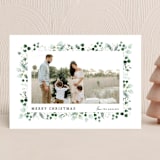 "Eucalyptus Frame" - Holiday Cards in Snow by Melanie Severin - Front