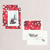 "White Berries" - Holiday Cards in Persimmon by Cricket and Bee - Assembled
