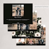 "Florals & Pine" - Holiday Cards in Starlight by Susan Moyal - Back of Card Options