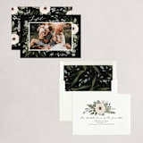 "Florals & Pine" - Holiday Cards in Starlight by Susan Moyal - Assembled