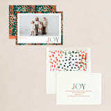 "joyful dash" - Holiday Cards in Holly Berry by Robin Ott - Assembled