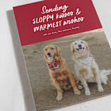 "Dog Wishes" - Holiday Cards in Cardinal by Ekko Studio - Detail