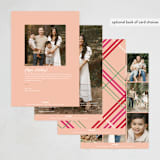 "Meowy Christmas" - Holiday Cards in Rose Cheeks by Lisa McLean - Back of Card Options