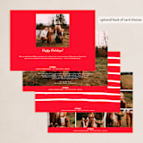 "Barking holiday" - Holiday Cards in Santa Suit by Creo Study - Back of Card Options