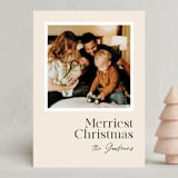 "Photo Snap" - Holiday Cards in Onyx by Genna Blackburn - Front