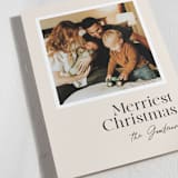 "Photo Snap" - Holiday Cards in Onyx by Genna Blackburn - Detail