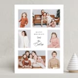 "too merry" - Holiday Cards in Sagewood by Design Lotus - Front