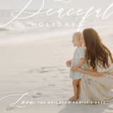 "Everlasting Joy" - Holiday Cards in Linen by Lori James - Detail