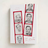 "Snapshots" - Holiday Cards in Santa Suit by Leah Bisch - Folded Card