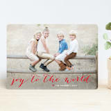 "simple joy" - Holiday Cards in Cherry by Erin Hodges - Front