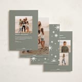 "Twinkle!" - Holiday Cards in Snow by Wildfield Paper Co - Back of Card Options