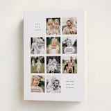 "Ten" - Holiday Cards in Coal by Up Up Creative - Folded Card