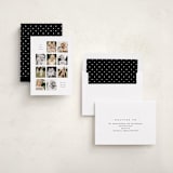 "Ten" - Holiday Cards in Coal by Up Up Creative - Assembled