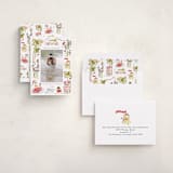 "Warmest Wishes" - Holiday Cards in Coral by Sarah Knight - Assembled
