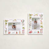 "Warmest Wishes" - Holiday Cards in Coral by Sarah Knight - Photo Orientation Options