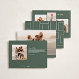 "Return Address" - Holiday Cards in Spruce by Gwen Bedat - Back of Card Options