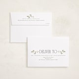 "Hearth Garland" - Holiday Cards in Evergreen by Erin L. Wilson - FREE Recipient Addressing