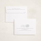 "Stamp Collection" - Holiday Cards in Evergreen by Amy Payne - FREE Recipient Addressing