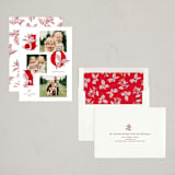 "Botanical Joy" - Holiday Cards in Candy Cane by Shari Margolin - Assembled