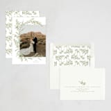 "joyful greenery" - Holiday Cards in Moss by Phrosné Barwood - Assembled