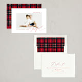 "Simply grateful" - Holiday Cards in Poinsettia by Angela Marzuki - Assembled