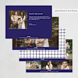 "whimsical peace & joy" - Holiday Cards in Glacier by Mango Ink - Back of Card Options