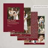 "Delicate Winter Frame" - Holiday Cards in Vanilla by Emily Sabol Goss - Back of Card Options
