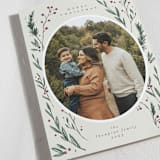 "Delicate Winter Frame" - Holiday Cards in Vanilla by Emily Sabol Goss - Detail