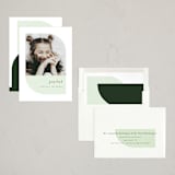 "The Curve" - Holiday Cards in Mint by AK Graphics - Assembled