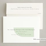 "The Curve" - Holiday Cards in Mint by AK Graphics - FREE Recipient Addressing