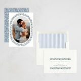 "Stamped Blooms" - Holiday Cards in Frost by Amy Kross - Assembled