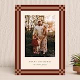 "Americana" - Holiday Cards in Mulled Wine by Ekko Studio - Front