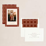 "Americana" - Holiday Cards in Mulled Wine by Ekko Studio - Assembled