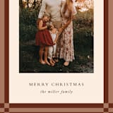 "Americana" - Holiday Cards in Mulled Wine by Ekko Studio - Detail