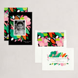 "Flora" - Holiday Cards in Midnight by Lori Wemple - Assembled