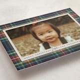 "Tartan" - Holiday Cards in Flannel by Wildfield Paper Co - Detail