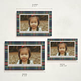 "Tartan" - Holiday Cards in Flannel by Wildfield Paper Co - Formats Available