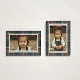 "Tartan" - Holiday Cards in Flannel by Wildfield Paper Co - Photo Orientation Options