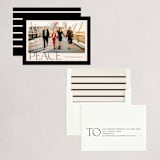 "bold border" - Holiday Cards in Coal by Ekko Studio - Assembled