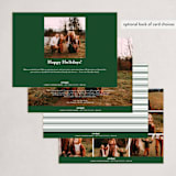 "Christmas Trim" - Holiday Cards in Pine by Annie Clark - Back of Card Options