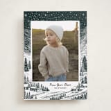 "Snowy Night" - Holiday Cards in Midnight by Jenna Holcomb - Front
